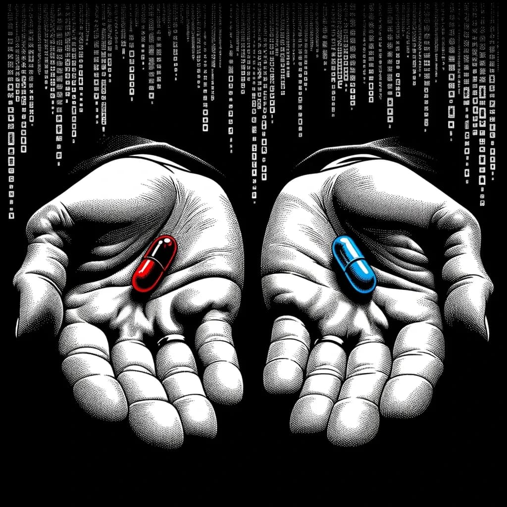 Cover Image for RED PILL OR BLUE PILL – jailbreak your mind with the 5Bs